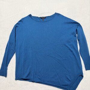 Eileen Fisher merino wool asymmetrical sweater